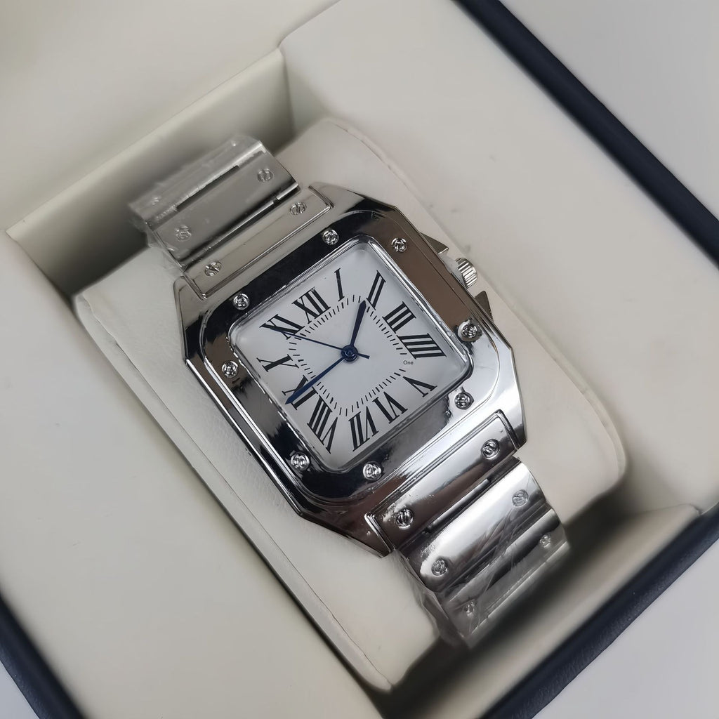 Timeless Silver Luxe Octane White Face – Casual Collection